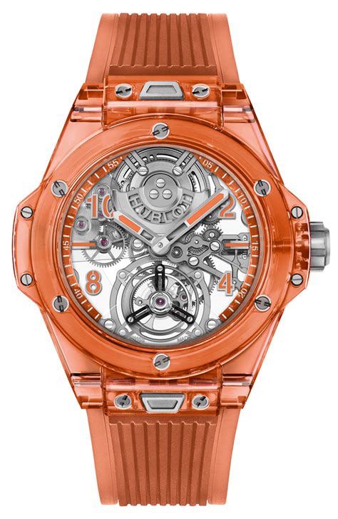 hublot orange watch|Hublot gold watch price.